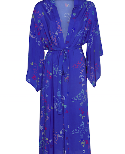 Kimono Long Blue