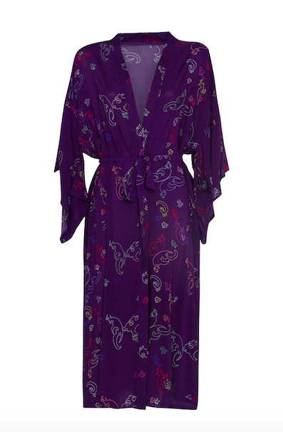 Kimono Long Purple