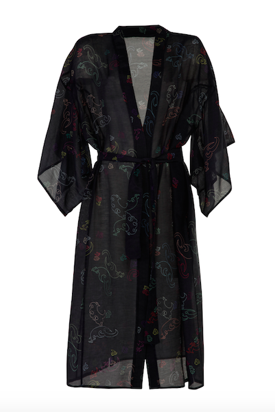 Kimono Long Black